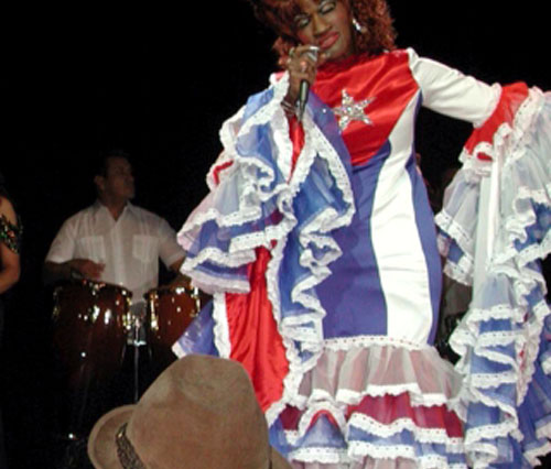 Impersonators performing at a Florida event