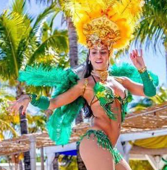 Samba Dancers performing at a Florida event