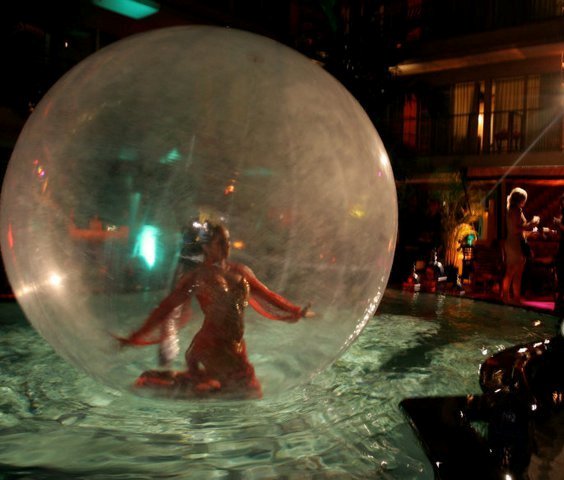 BUBBLE Dancers performing at a Florida event
