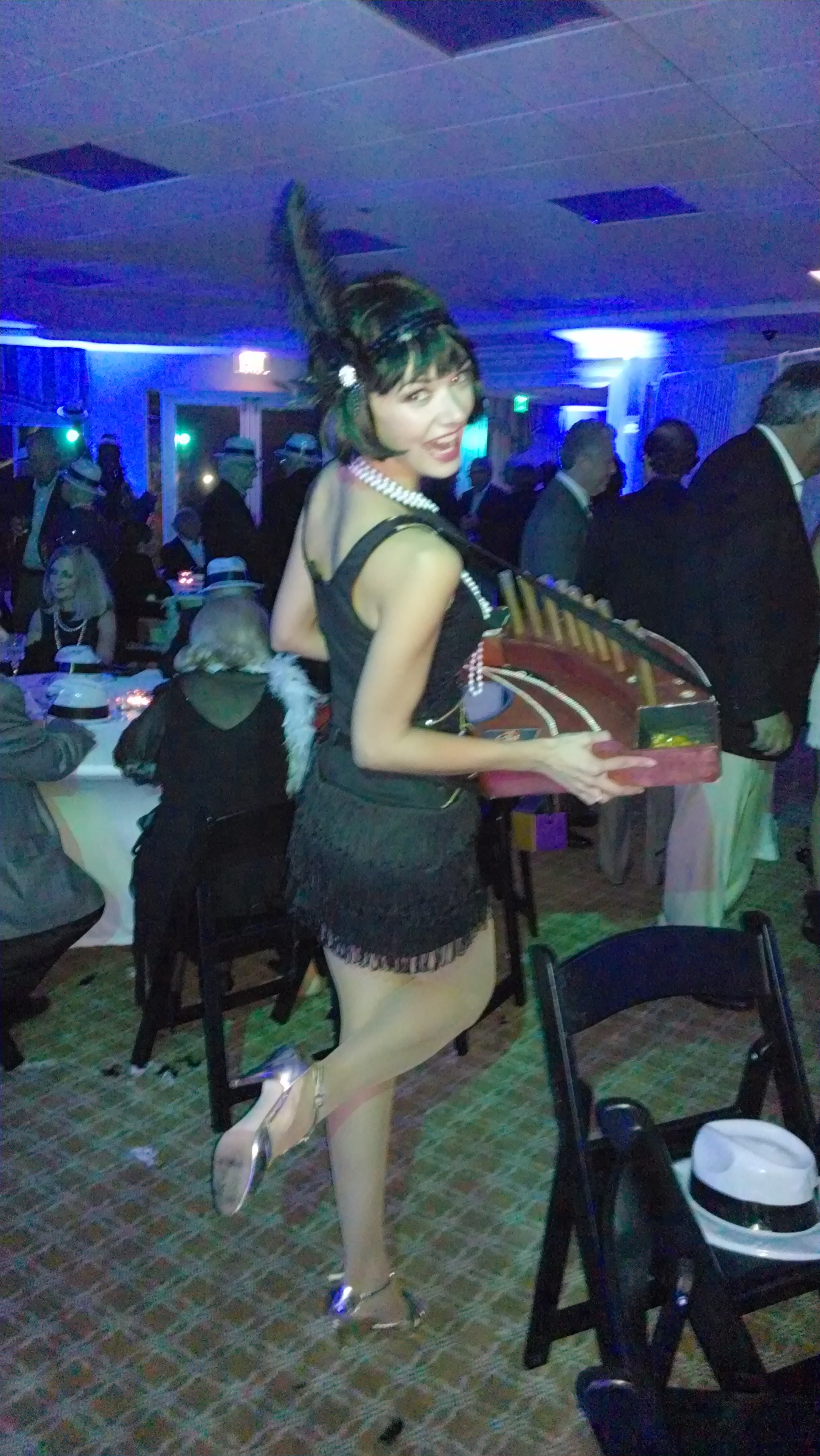 Gorgeous Cigar Girls performing at a Florida event
