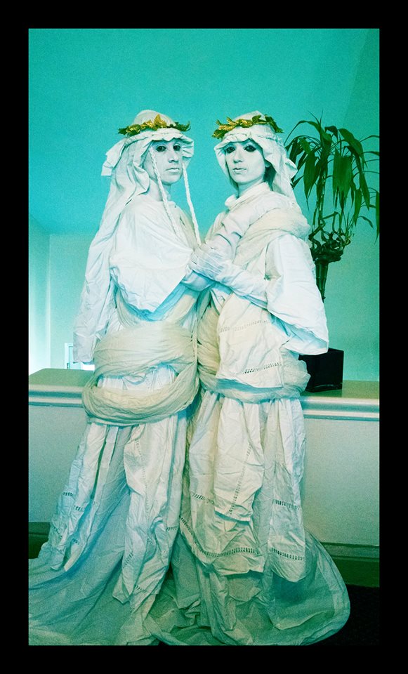 Live Statue performing at a Florida event