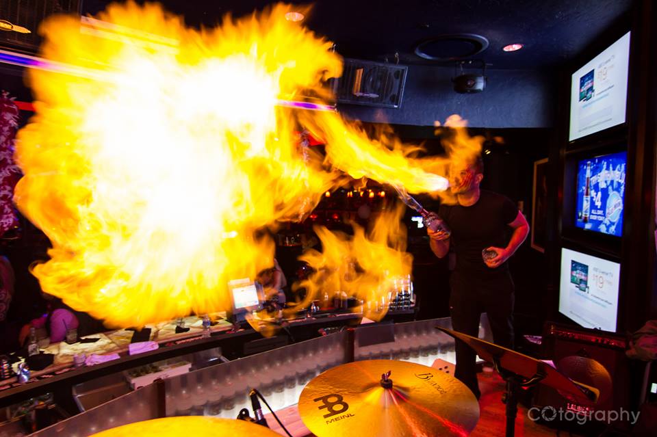 Bartenders & Servers performing at a Florida event