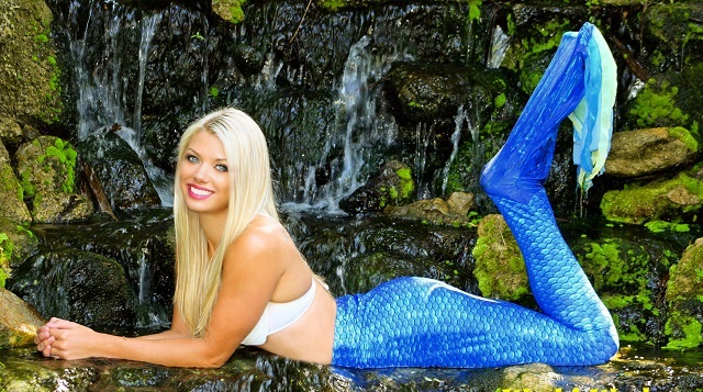 Mermaids performing at a Florida event