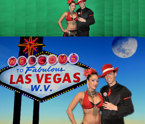 Green Screen Shoot & Print Photo's performing at a Florida event
