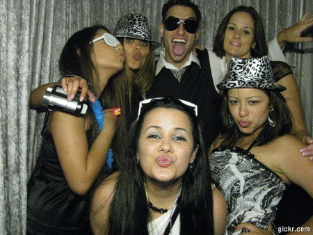 Custom Photo Booth performing at a Florida event