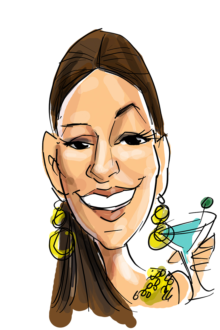 Color Charicature performing at a Florida event