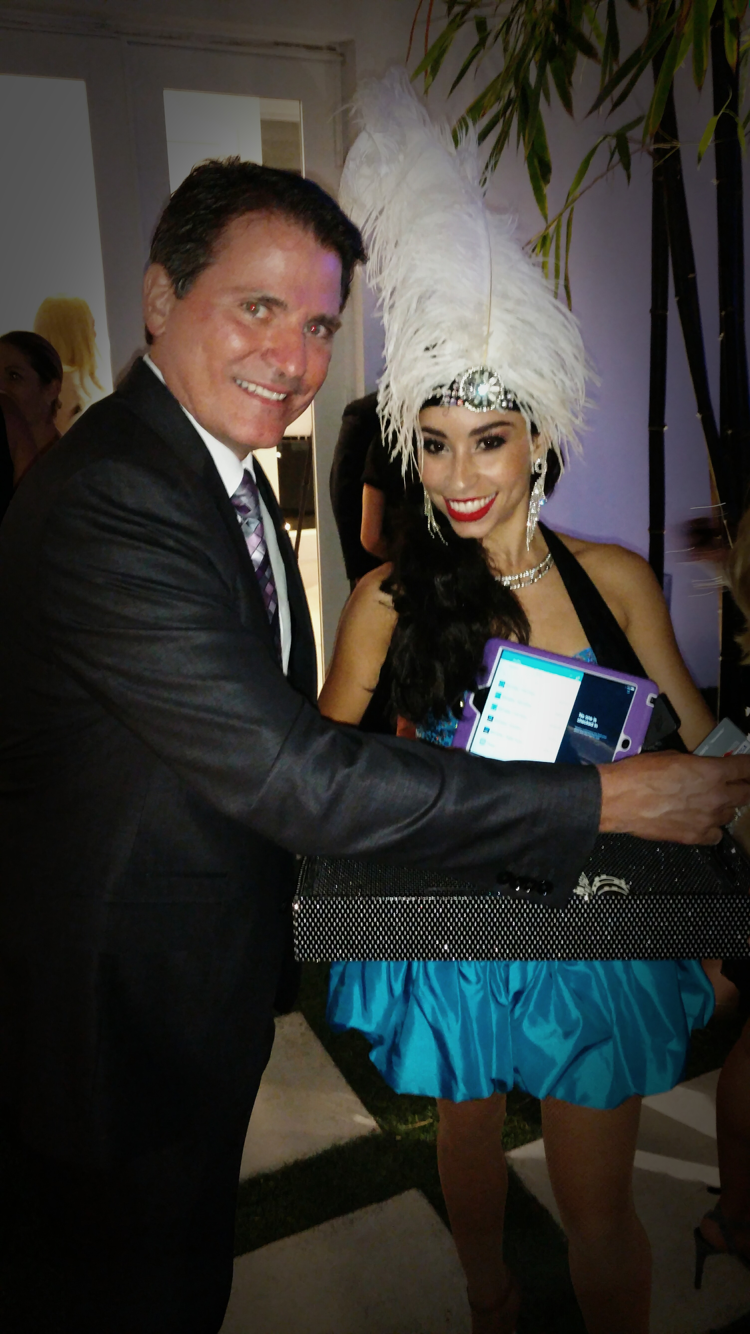 Gorgeous Cigar Girls performing at a Florida event