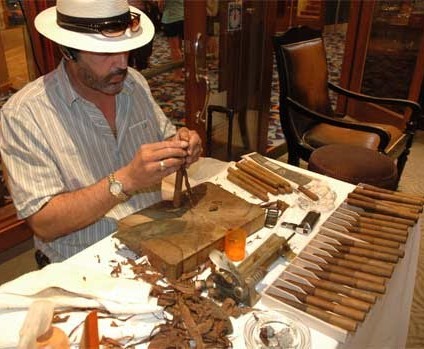 Gorgeous Cigar Girls performing at a Florida event
