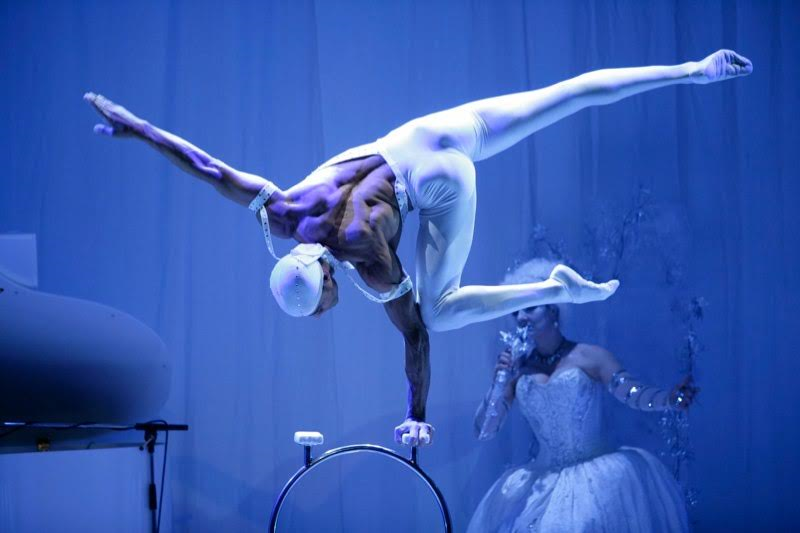 Contortionist performing at a Florida event