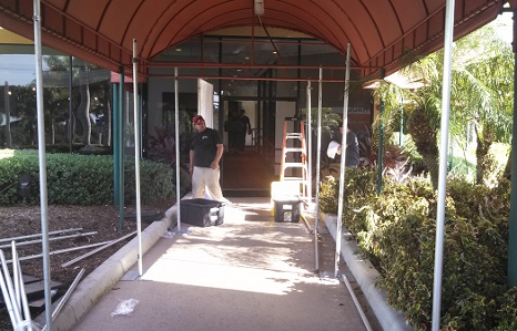 Entrance before decor